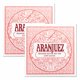 thumbnail image 1 of Cuerdas de guitarra Aranjuez Spanish Silver 200 (2 juegos), 1 of 3
