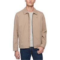 Chaqueta Tommy Hilfiger Ligera De Microsarga Para Golf Para Hombre, Color Caqui Oscuro