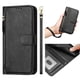 thumbnail image 1 of Funda Billetera Cremallera para Samsung Galaxy S23 5G con Porta Tarjetas, Soporte y Correa Negro, 1 of 5
