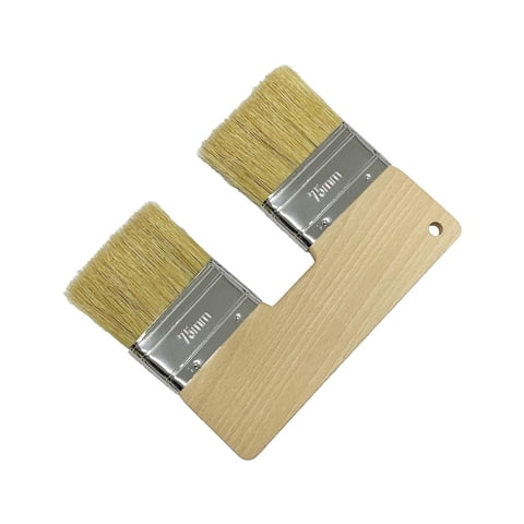 Bothyi - Cepillo De Pintura Doble Cabeza Doble Pincel Para Pinturas De Acuarela Barniz
