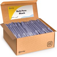 Bolígrafo Negro Enday De 1,0 Mm A Granel, 240 Unidades, Para Oficina
