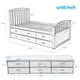 thumbnail image 1 of Orisfur. Twin Size Platform Storage Bed Solid Wood Bed with 6 Drawers, 1 of 3