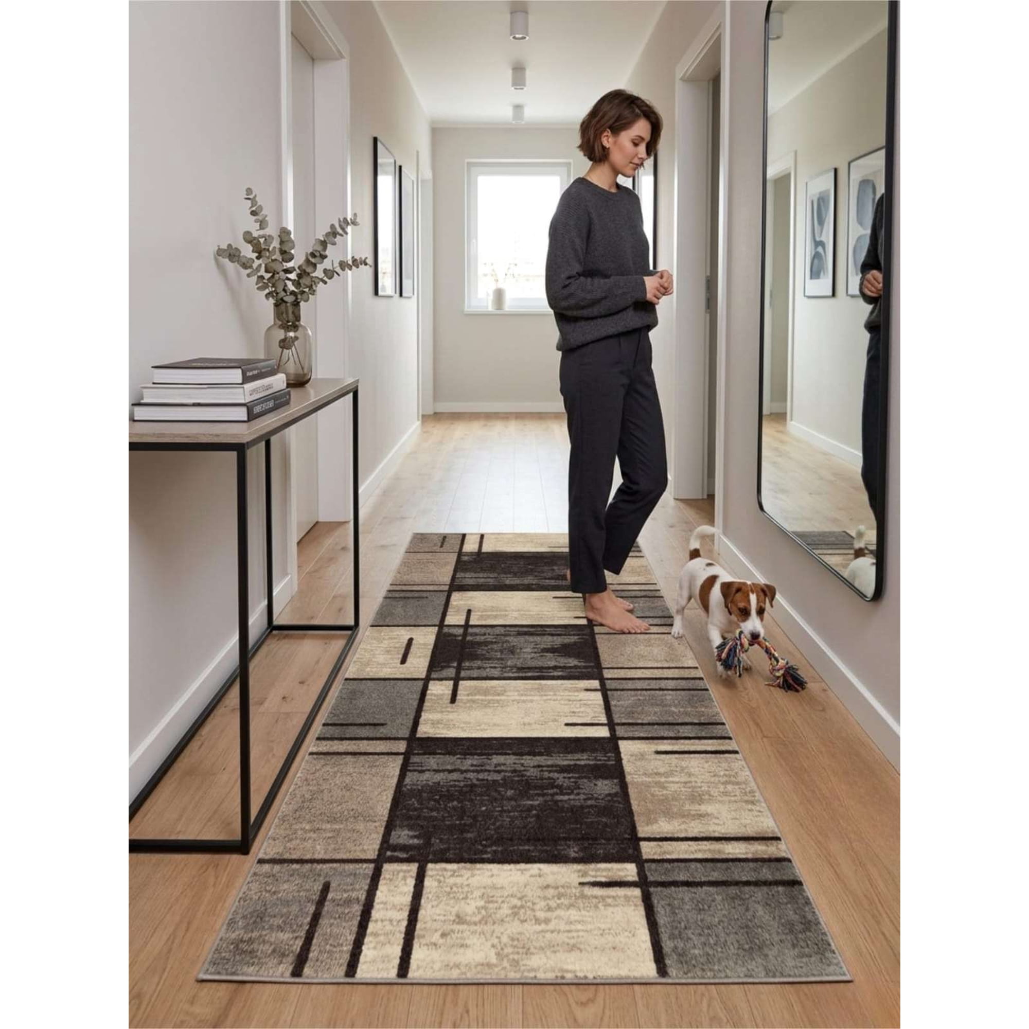 Todo Para El Hogar - Alfombra De Pasillo Antideslizante 60x180 Suave Lavable