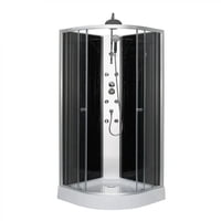 Doer - Cabina Ducha 6 Jets 90 X 90 X 213 Cm Negro