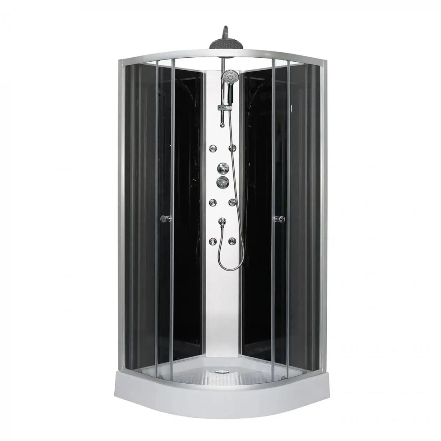 Doer - Cabina Ducha 6 Jets 90 X 90 X 213 Cm Negro