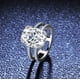 thumbnail image 4 of Anillos de Compromiso de Moissanita para Mujer de 8 Uds Color D Claridad VVS1 Anillos de Diamante de Plata Esterlina S925 Anillos de Moissanita para Mujer con Certificado, 4 of 9