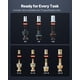 thumbnail image 2 of Kit de herramientas para remaches VEVOR 35CrMo con 7 mandriles y funda para 70 tuercas, 2 of 9