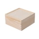 thumbnail image 4 of Caja De Almacenamiento De Madera, Caja Rústica Para Dulces De Boda, Pasatiempos Artísticos, Tarjetas De Amantes DIY, 15x15x8cm, 4 of 5