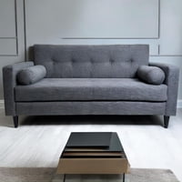 Flobal - Sofá 3 Cuerpos Retro - Marengo