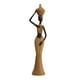 thumbnail image 2 of Estatua De Señora Tribal Africana Adorno De Resina Pieza De Arte Coleccionable Para Cafetería Estilo B, 2 of 3