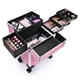 thumbnail image 2 of Estuche de maquillaje Stagiant Rolling con ruedas de aluminio rosa, 2 of 8