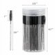 thumbnail image 2 of Xiao Hua 100Pzas Cepillo de Pestañas Desechable Rojo Rosa, Cepillo de Maquillaje para Cejas, Cepillo de Pestañas con Varilla de Cristal, 3.9in, 2 of 4