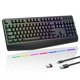 thumbnail image 1 of Teclado inalámbrico para juegos yesbeaut PC414 RGB retroiluminado a prueba de agua, 1 of 7