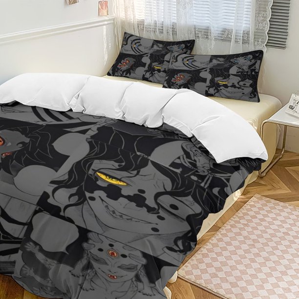 Demon Slayer Anime Home Bed 3-piece Set Classic Japanese Anime Polyester Wash Student Dormitory Set
