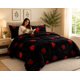 thumbnail image 2 of Cubrecama de Invierno Plush con Chiporro 2 Plazas Color Negro Corazones  RS1015, 2 of 3