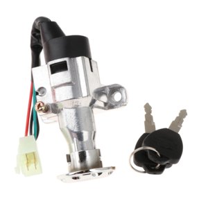 Ioensy - Kit De Bloqueo De Motocicleta Juego De Bloqueo De Encendido/Apagado De Alto Rendimiento Para Ciclomotores De 27 A 36 Mm