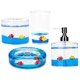thumbnail image 1 of Juego de accesorios para tocador de baño Locco Decor, 4 piezas, 4D Liquid, 1 of 6