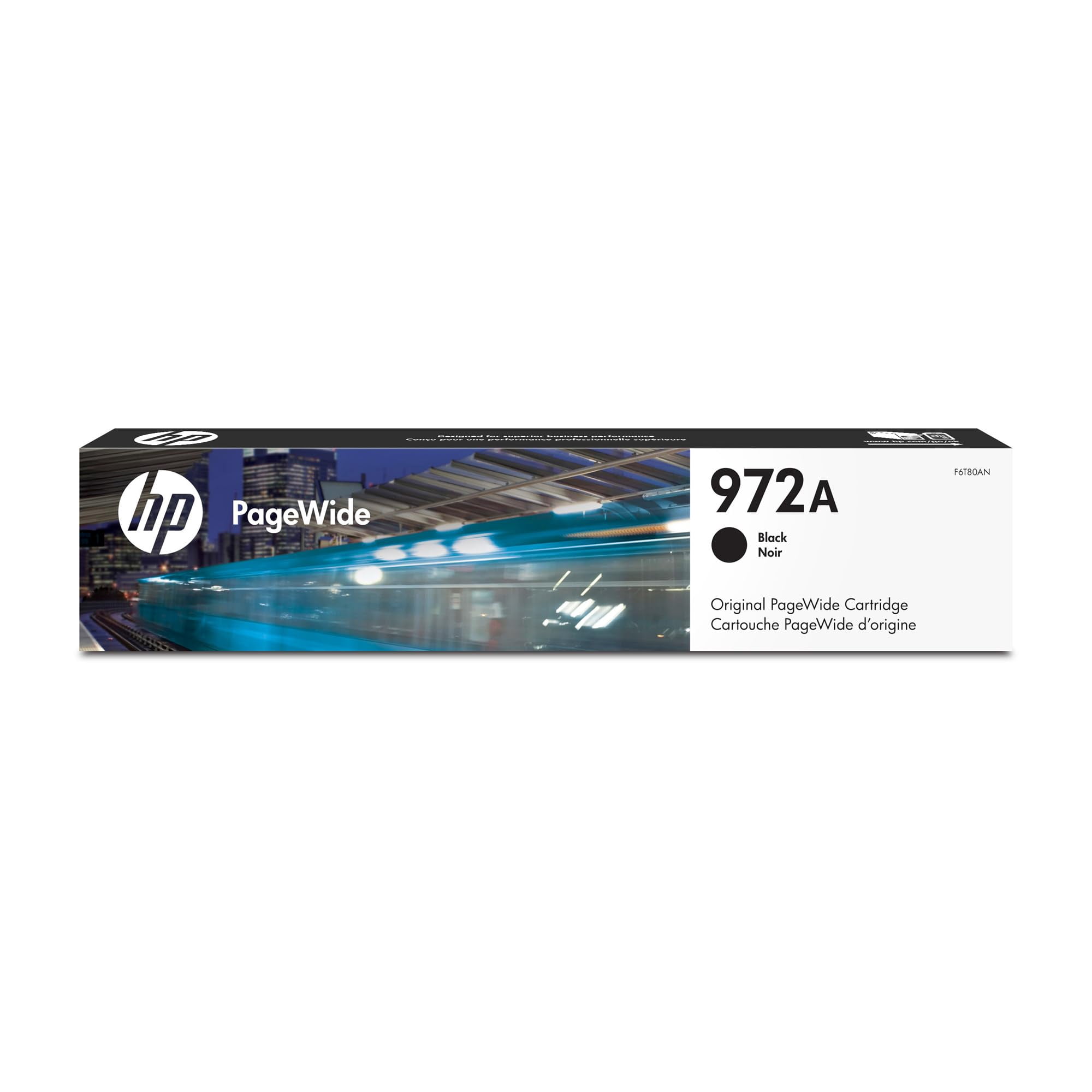 Cartucho De Tinta Hp 972a Pagewide Negro Para Impresoras De La Serie