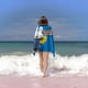 thumbnail image 2 of MIFFY Toalla de playa de secado rápido con diseño temático, regalo para mujeres y niñas, ideal para cumpleaños, fans, amantes de la música, uso en la playa o al aire libre, 78 × 150 cm, 2 of 6