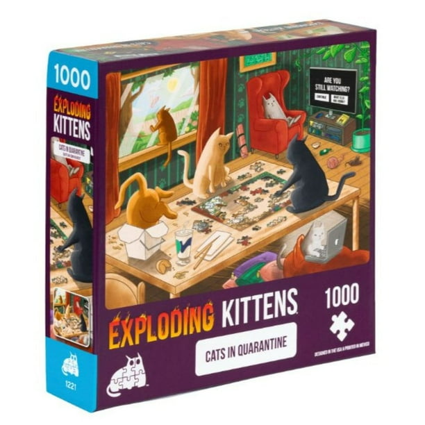 Exploding Ki Puzzle Exploding Kittens Cats in Quarantine | Lider