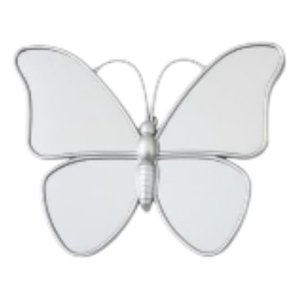 Genérico - Espejo Decorativo Forma Mariposa Adorno Pared Hogar Jhn