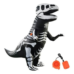 Genérica - Disfraz Inflable De Dinosaurio T-Rex De Fiesta Altura 2,4 M Para Halloween