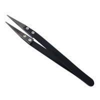 Magideal - Pinzas De Cerámica De Precisión, Herramienta Antimagnética, De Material Acero Inoxidable, Antiestático Para Soldadura De Licencia De Circuito, Dispositivo Consejos Rectos