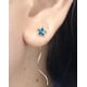 thumbnail image 3 of Aros Largos Curiosos Luna Estrella Plata Fina Ley S925, 3 of 3