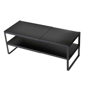 Bothyi - Soporte Para Monitor De Computadora Soporte Para Monitor Resistente Para Apartamentos Computadora Portátil De Escritorio 2 Niveles Negro