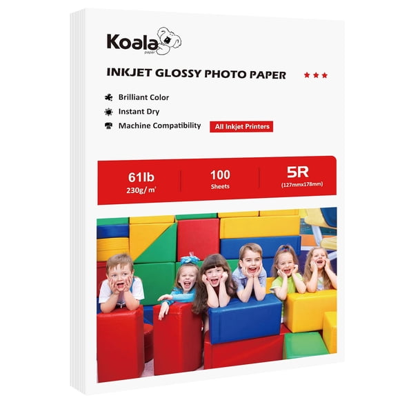 Papel Fotográfico KOALA PAPER 13x18 cm 230 g/m² 100 Hojas