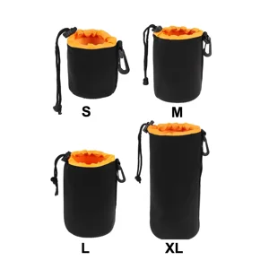 Genérico - Bolso Neoprene Impermeable Para Lente Tamaño L 18.5X9Cm
