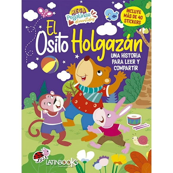 Libro Mega Pegatinas -El Osito Holgazán