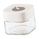 thumbnail image 1 of Tarro De Almacenamiento De Vidrio Reutilizable Con Tapa, Tarro Hermético Para Alimentos, Para Especias, Pasta, Aperitivos, Blanco, 500ml, 1 of 3