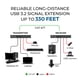 thumbnail image 3 of Extensor USB 3.2 sobre Ethernet HDBaseT Cat6 LAN 100 m OREI, 3 of 9