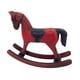 thumbnail image 3 of Figura de Caballo Mecedor de Madera, Adorno de Mesa, Artesanía, Escultura de Animal de Madera para Escritorio, Chimenea, Sala de Estar, Regalo de Cump Rojo, 3 of 5