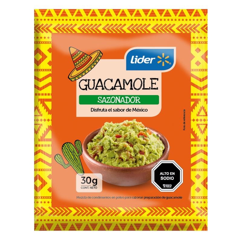 Sazonador Para Guacamole 30 g Lider