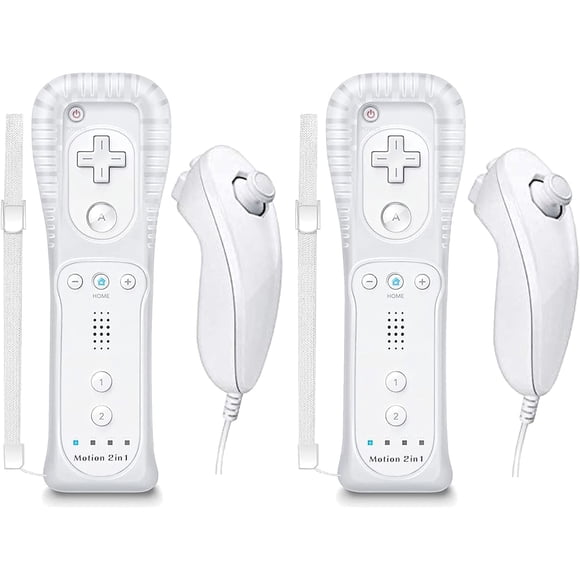 Control Wii Degulan inalámbrico Motion Plus blanco