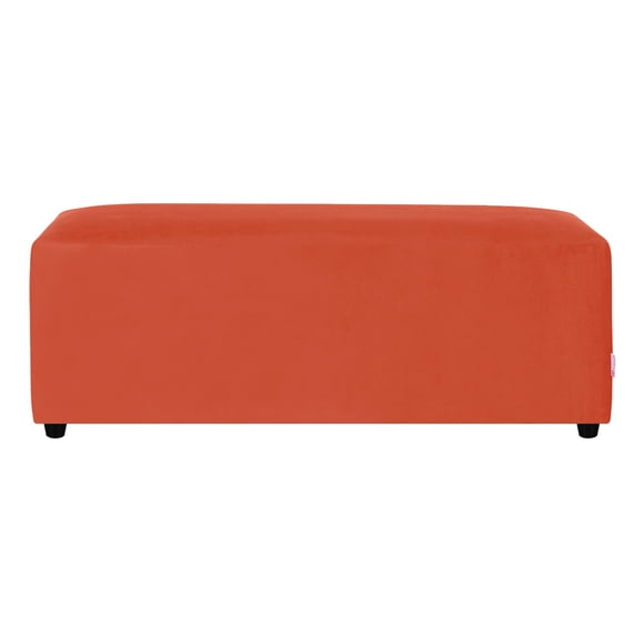 Banqueta Cali 3c Felpa 30 Naranja