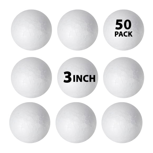 Bolas de espuma Bargain Paradise 7,6 cm – Pack de 50