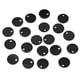 thumbnail image 4 of 20 piezas plateadas de monedas, estampado redondo, etiqueta en blanco, joyería de metal, negro, 4 of 4