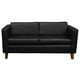 thumbnail image 1 of Sofa Sicilia 3C Pu Negro, 1 of 4