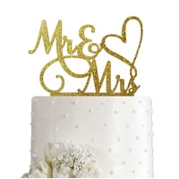 Adorno Para Tartas Aminjie, Para Boda O Compromiso, Dorado