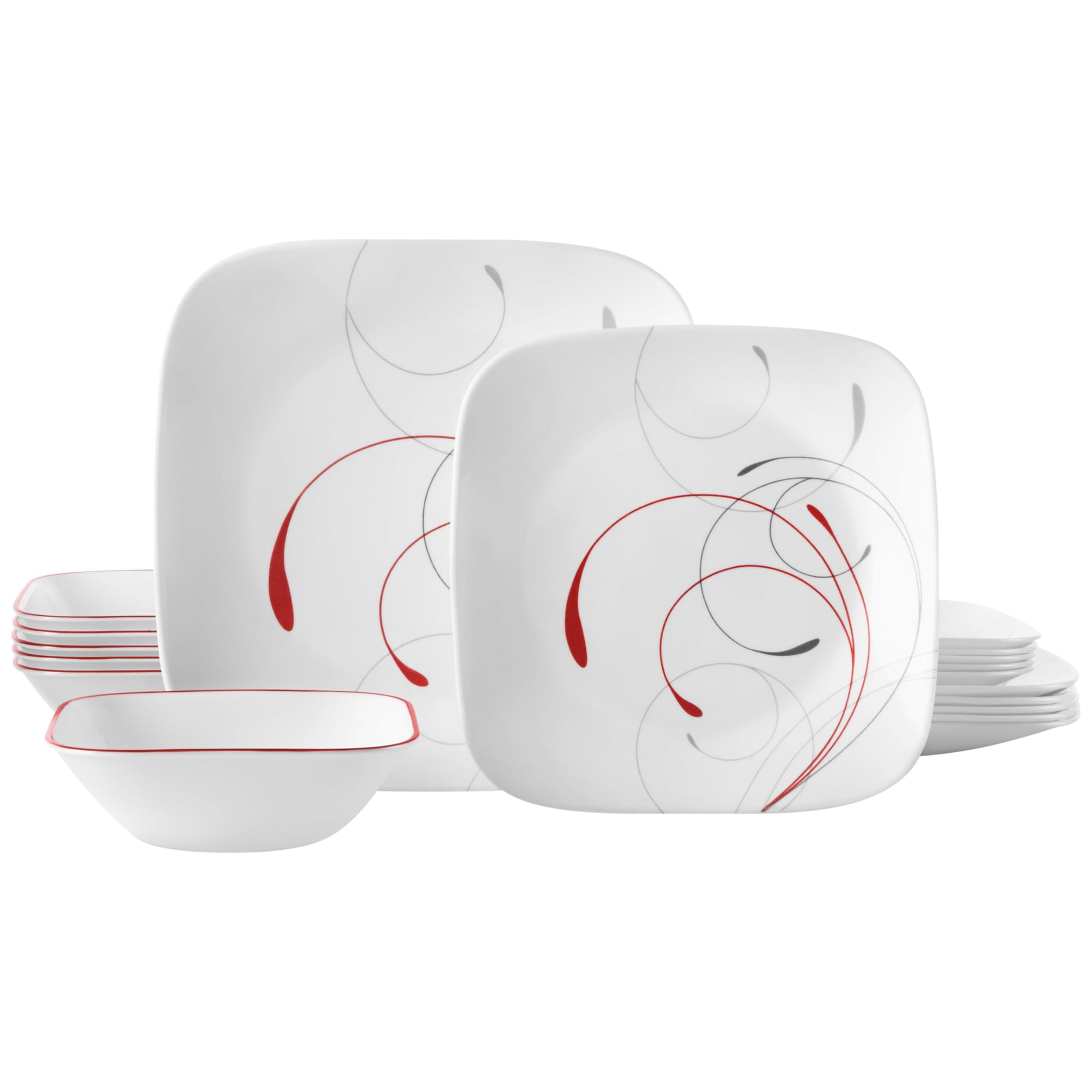 Juego De Vajilla Corelle Splendor De 18 Piezas, Vidrio Ligero