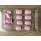 thumbnail image 3 of Uñas Postizas Press On Cuadradas Cortas 24pcs Unicolor Adhesivas Rosa Nacarado, 3 of 6
