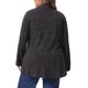 thumbnail image 3 of Agnes Orinda Cárdigan de Punto para Mujer Talla Grande con Solapa, Manga Larga, Frente Abierto, Dobladillo Irregular, Suéter Casual Suave, Talla 3X, Gris Oscuro, 3 of 6