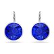 thumbnail image 2 of Pendientes Swarovski Bella Drop de cristal azul rodio de talla redonda, 2 of 4