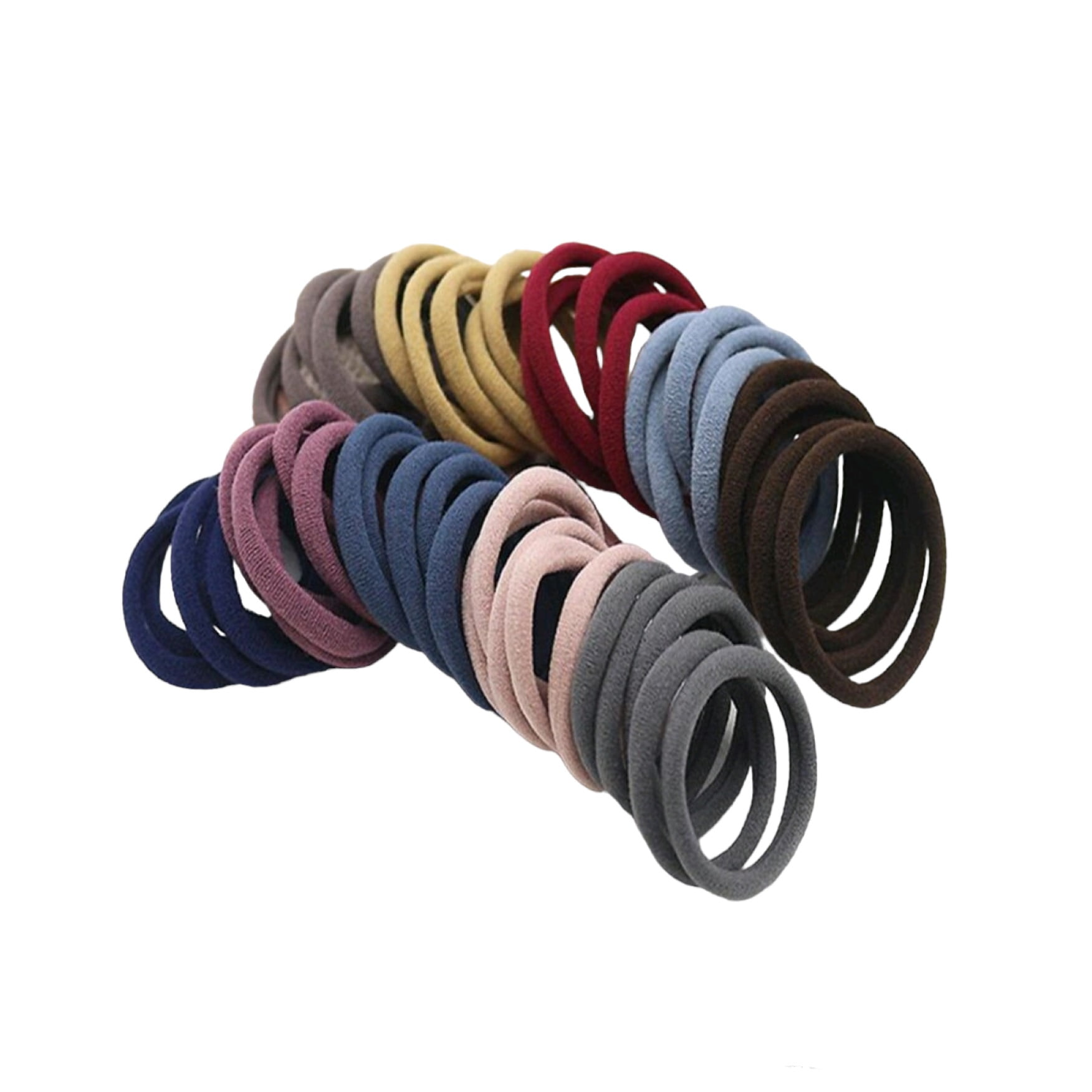 Ayg - Pack 100 Colets Elastizados Multicolor