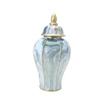 Bothyi - Tarro De Jengibre De Porcelana, Florero De Cerámica Para Decoración De Dormitorio, Centro De Mesa, 21Cm X 38Cm