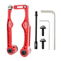 Magideal - Palanca Delantera Y Trasera De Frenos En , Compatible Con Piezas De Reparación Bmx , Rojo 126X60.8Mm
