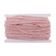 thumbnail image 2 of Cinta Elástica De Encaje Plisado Multiusos De 50 Yardas, Manualidades De Costura, Color Rosa 2, 2 of 5